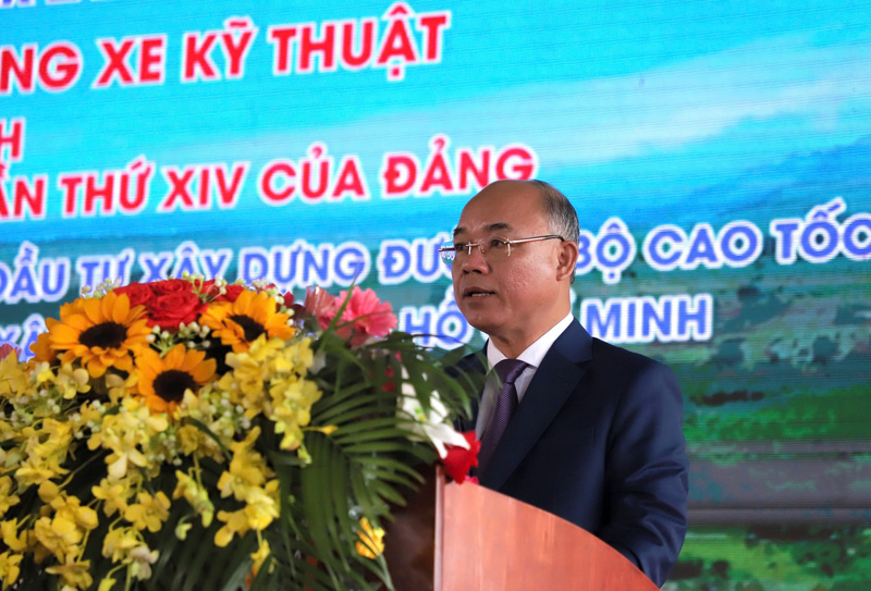 Ông Trương Công Thái, Phó Chủ tịch UBND tỉnh Đắk Lắk phát biểu tại buổi lễ. Ảnh: Vũ Long