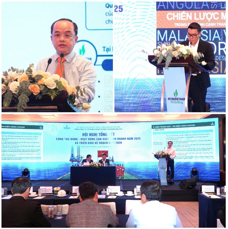 Hội nghị lắng nghe các tham luận hay, nhiều điểm mới về chuyển đổi số trong công tác Đảng; phát triển mô hình EGS, từ “tuân thủ” đến “chủ động tạo giá trị”; chiến lược mở rộng thị trường trong bối cảnh cạnh tranh đa chiều và các rào cản phi thị trường...(Ảnh PV Drilling)