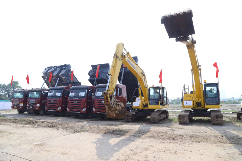 Chính thức khởi công Dự án đầu tư xây dựng Khu nhà ở xã hội Tiên Dương 1 tại xã Phúc Thịnh.