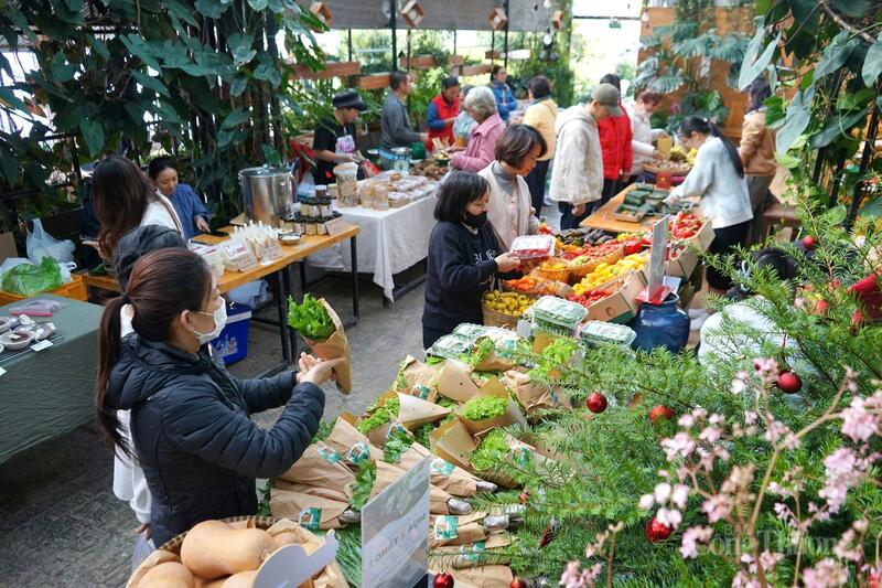 Công nghệ truy xuất nguồn gốc từ nhà vườn đến phiên chợ rau của Công ty Labiang Farm. Ảnh: Diễm Thương