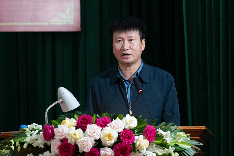 Chủ tịch UBND tỉnh Ninh Bình Trần Huy Tuấn. Ảnh: VPQH