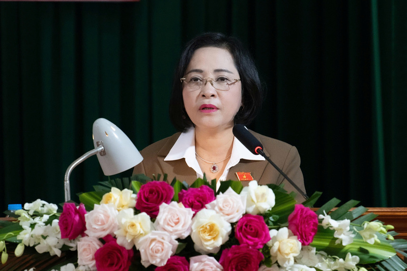 Ủy viên Trung ương Đảng, Phó Chủ tịch Quốc hội Nguyễn Thị Thanh. Ảnh: VPQH