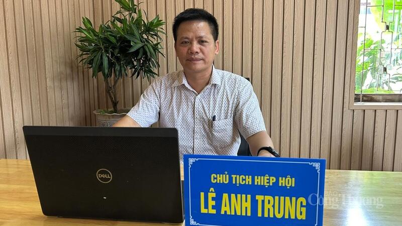 Ông Lê Anh Trung, Chủ tịch Hiệp hội Sầu riêng Đắk Lắk. Ảnh: Vũ Long