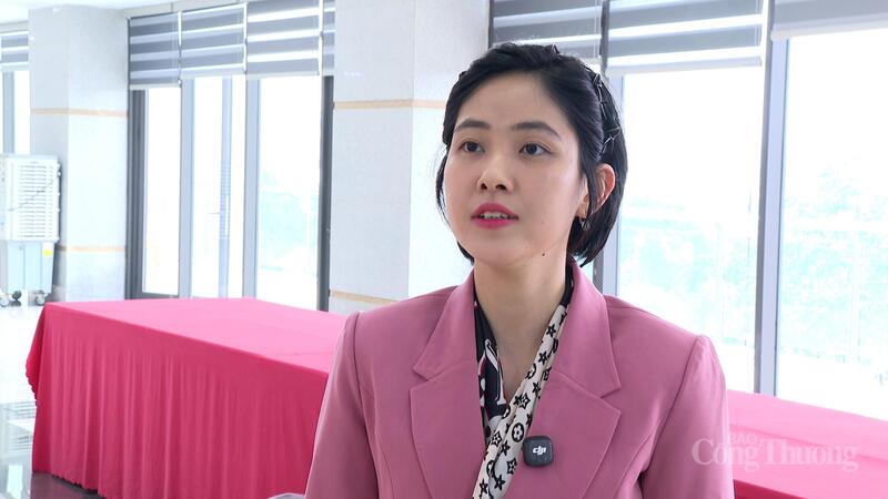 Bà Đào Huyền – đại diện Công ty TNHH Công nghệ Francool Việt Nam (tỉnh Bắc Ninh).