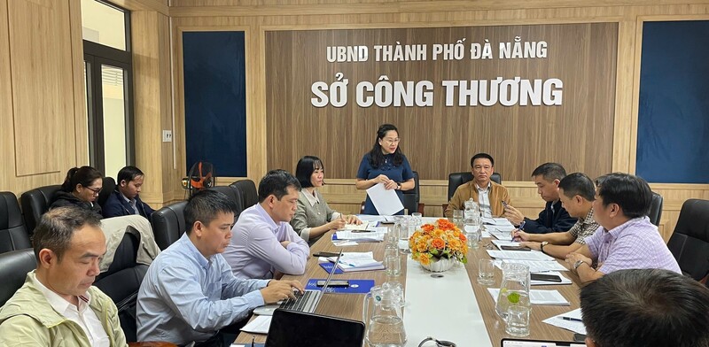 Phó Cục trưởng Cục Đổi mới sáng tạo, Chuyển đổi xanh và Khuyến công Đỗ Thị Minh Trâm phát biểu tại buổi làm việc