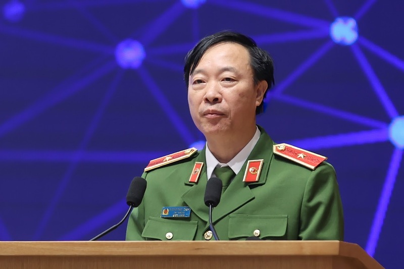 Thiếu tướng Nguyễn Ngọc Cương, Giám đốc Trung tâm Dữ liệu Quốc gia. Ảnh: Nhật Bắc