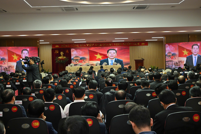 Quang cảnh Hội nghị tổng kết công tác ngành Công Thương năm 2025, giai đoạn 2021 - 2025 và triển khai nhiệm vụ trọng tâm năm 2026.