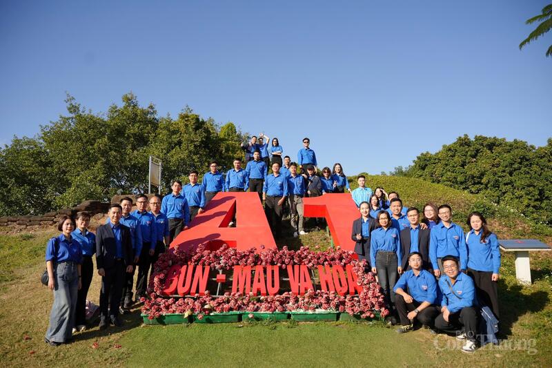 Hoạt động tri ân tại Đồi A1 trong khuôn khổ Chương trình Tình nguyện mùa Đông 2025. Ảnh: Quỳnh Trang