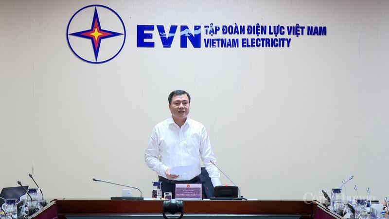 Thứ trưởng Nguyễn Sinh Nhật Tân kết luận buổi làm việc