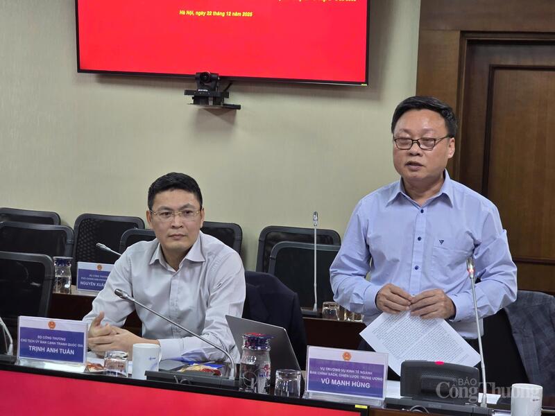 Ông Vũ Mạnh Hùng - Vụ trưởng Vụ Kinh tế ngành – Ban Chính sách,Chiến lược Trung ương