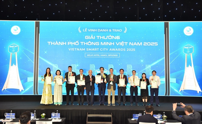 Lễ công bố và trao Giải thưởng thành phố thông minh Việt Nam 2025