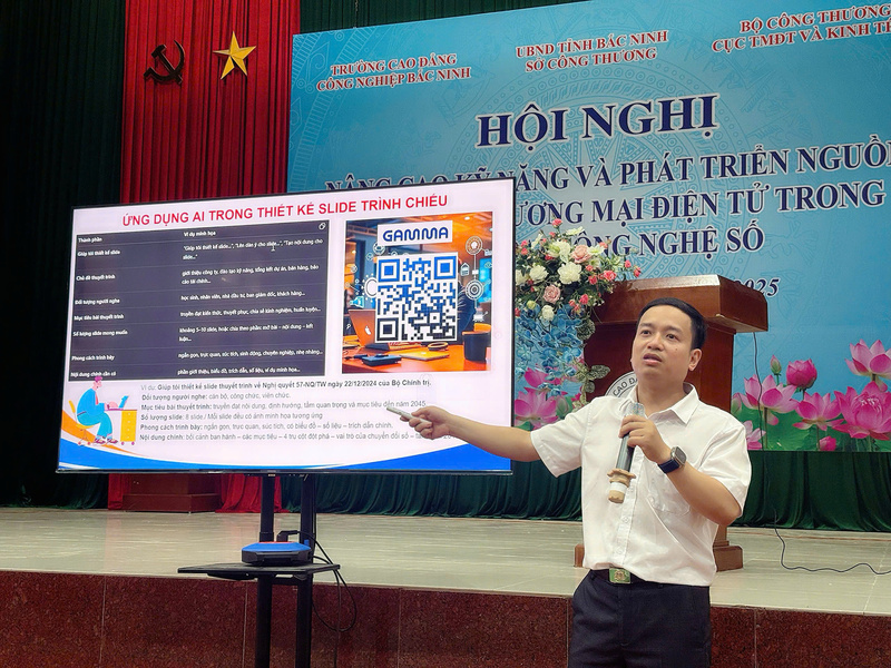 Ông Cao Quí Long, chuyên gia từ Cục Thương mại điện tử và Kinh tế số.