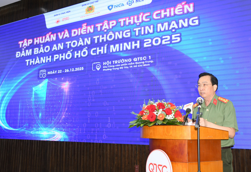 Đại tá Bùi Thanh Trực - Phó Giám đốc Công an TP. Hồ Chí Minh. Ảnh: Minh Khuê.