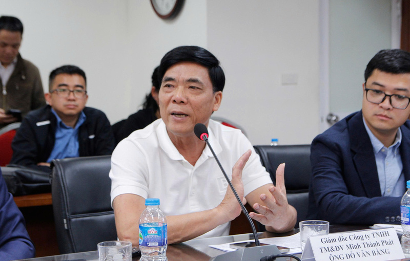 Ông Đỗ Văn Bằng, Giám đốc Công ty TNHH TM&DV Minh Thành Phát - Ảnh: Tạ Hải