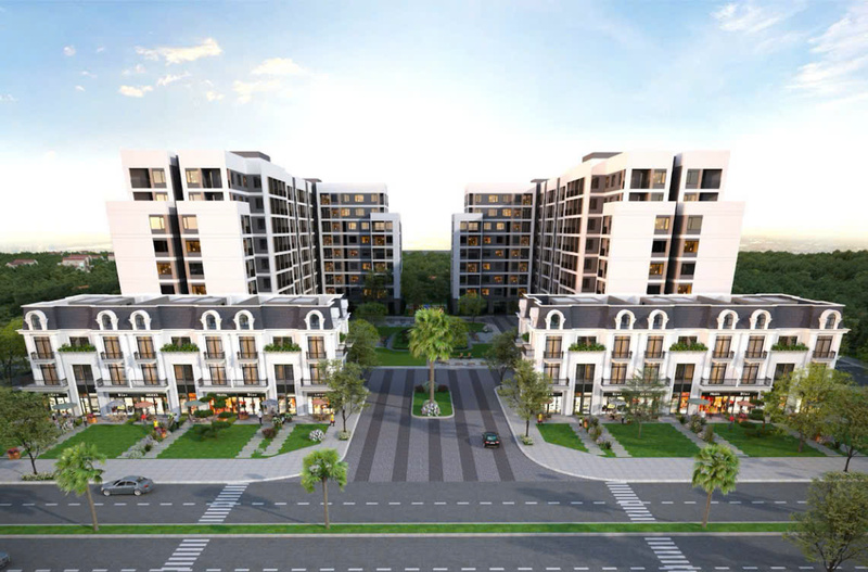 Phối cảnh dự án Nhà ở xã hội Bảo Ninh 1