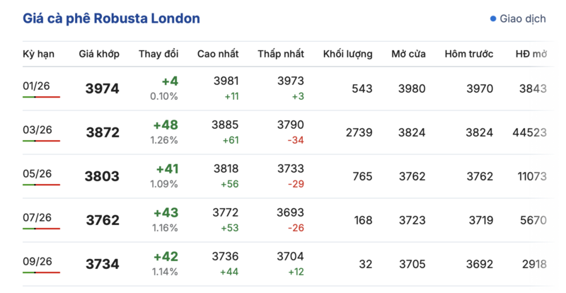 Giá cà phê hôm nay 25/12/2025: Bật tăng mạnh mẽ - 1