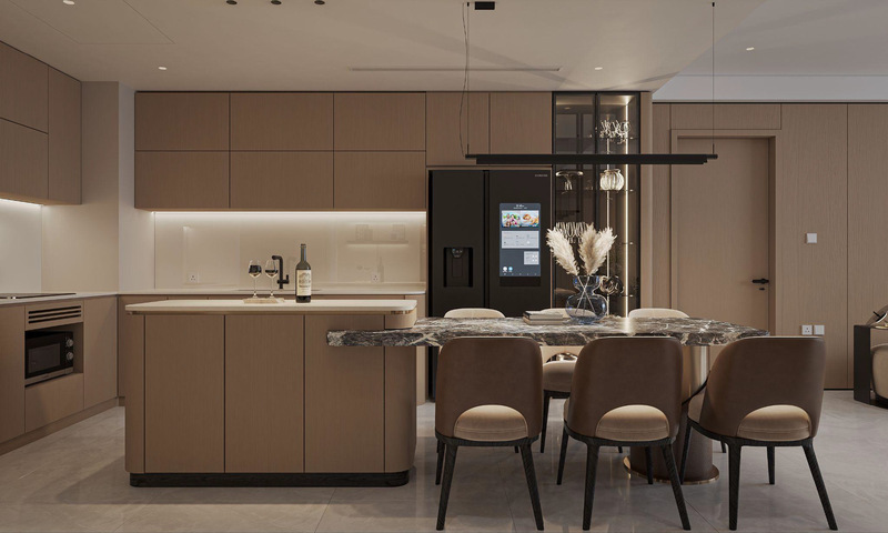 Phối cảnh nội thất dự án The Meridian Đà Nẵng.