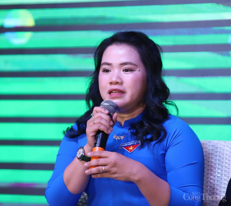 Chị Trần Thị Kim Lĩnh, nhà sáng lập thương hiệu Bảo Long Bình Thuận, Phó Chủ nhiệm mạng lưới Lương Định Của toàn quốc. Ảnh: Đăng Hải