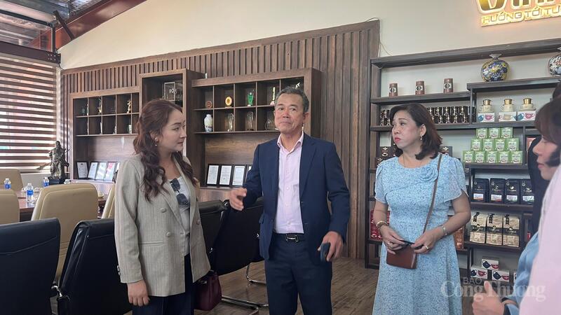 Doanh nghiệp Nhật Bản tìm hiểu tại Gia Lai. Ảnh: Hiền Mai