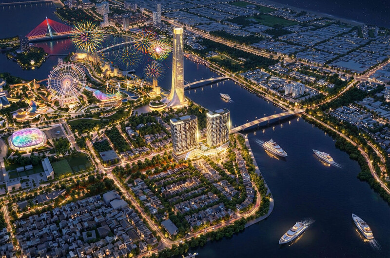 Phối cảnh tổng thể dự án The Meridian Đà Nẵng.