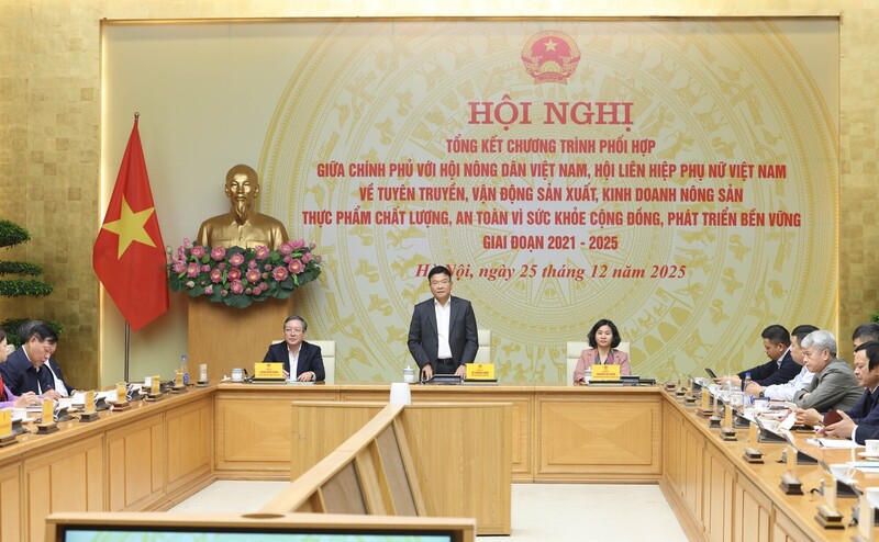 Phó Thủ tướng Lê Thành Long chủ trì Hội nghị. Ảnh: VGP/Đức Tuân