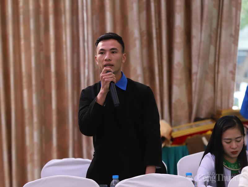 Anh Lý Văn Minh, Giám đốc Hợp tác xã nông nghiệp Tả Cù Tỷ, tỉnh Lào Cai.