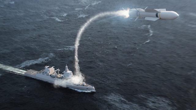Đức quyết định tăng gấp đôi số lượng ống phóng tên lửa trên hạm. Ảnh: DefenseTalk