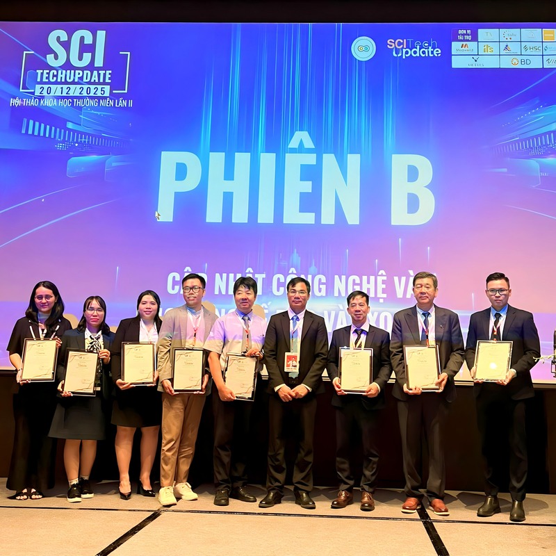 Hội nghị khoa học SCI TechUpdate 2025 có sự tham gia của nhiều đơn vị nghiên cứu với nhiều báo cáo khoa học ấn tượng