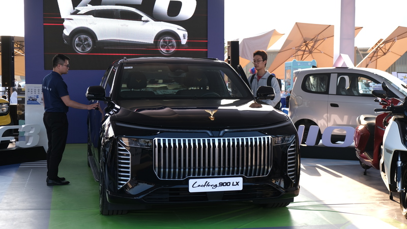 VinFast là thương hiệu có số lượng xe trưng bày lớn nhất triển lãm, giới thiệu toàn bộ dải ôtô đang phân phối tại thị trường Việt Nam.