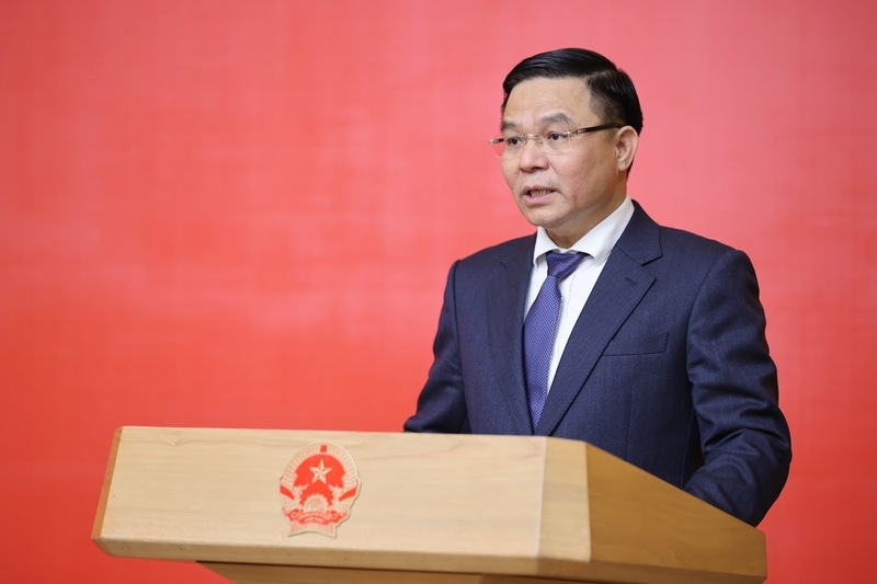 Quyền Bộ trưởng Bộ Công Thương Lê Mạnh Hùng. Ảnh: VGP/Nhật Bắc