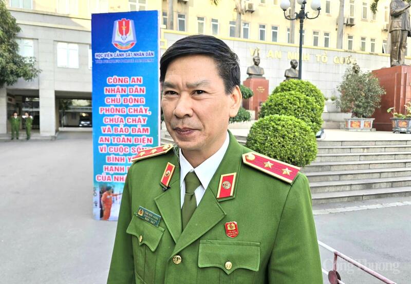 Trung tướng, GS.TS Trần Minh Hưởng - Giám đốc Học viện Cảnh sát nhân dân, Bộ Công an.