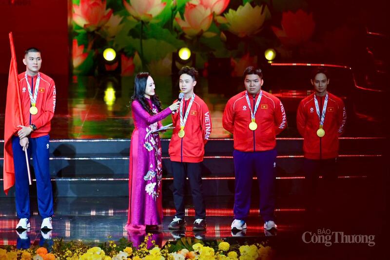 Trần Hoàng Khôi - vận động viên trẻ tuổi nhất của thể thao Việt Nam ở SEA Games 33. Ảnh: Nam Nguyễn