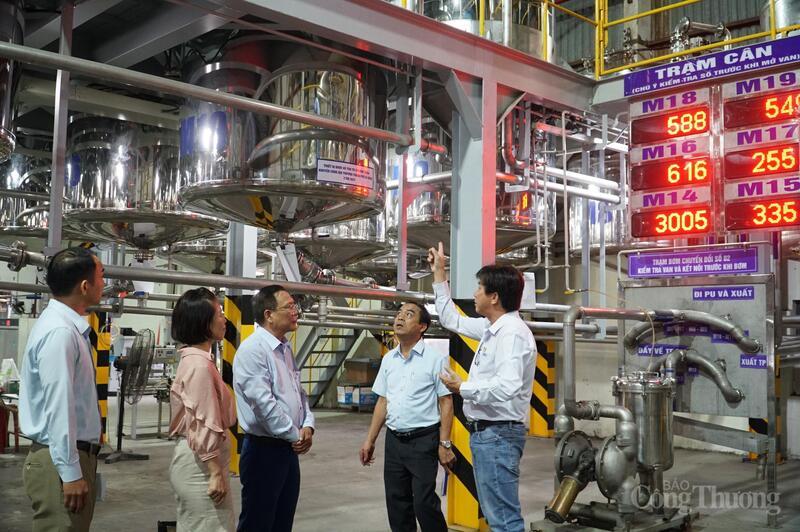 Tại công ty Bá Lộc, tỷ lệ giữa vốn hỗ trợ khuyến công và vốn đối ứng doanh nghiệp từ 1:2,5 năm 2023 đã tăng lên 1:5 vào năm 2024.