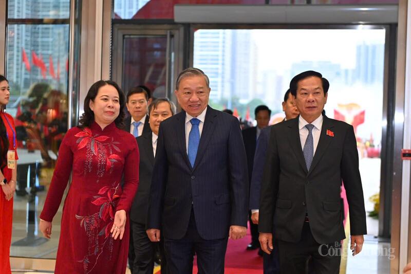 Tổng Bí thư Tô Lâm dự Đại hội thi đua yêu nước lần thứ XI. Ảnh: Nam Nguyễn