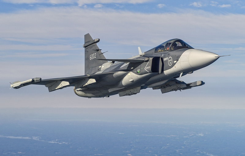 Máy bay chiến đấu đa năng JAS 39 Gripen E. Ảnh: Defense News