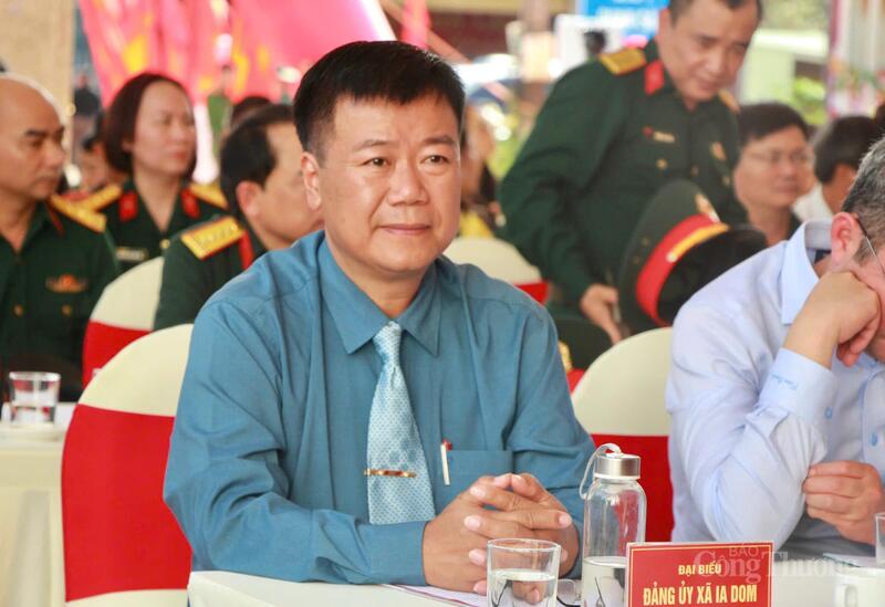 Ông Trần Ngọc Phận, Bí thư Đảng uỷ xã Ia Dom. Ảnh: Hiền Mai