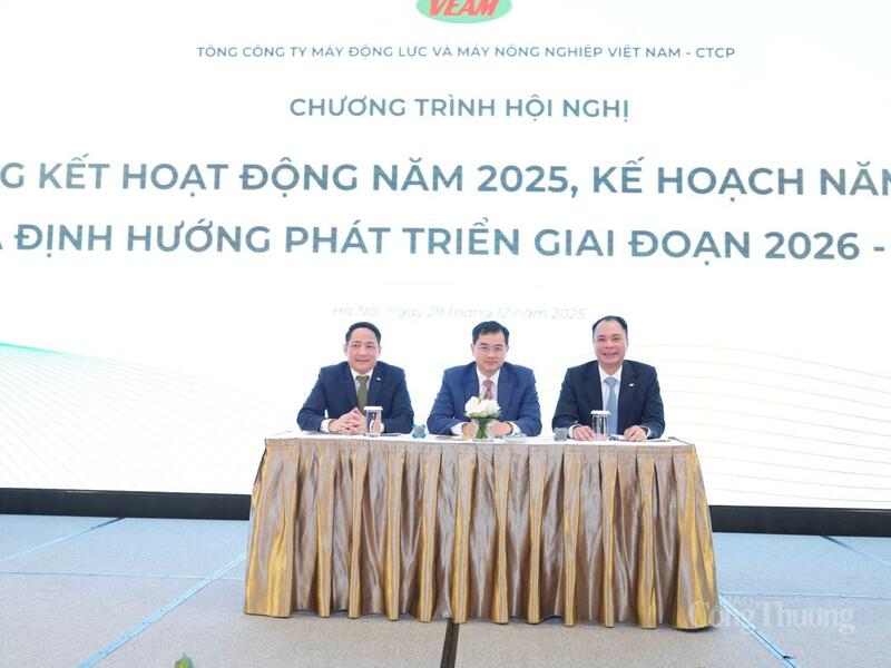 Sáng 29/12, diễn ra Hội nghị tổng kết năm 2025, triển khai kế hoạch năm 2026 của VEAM