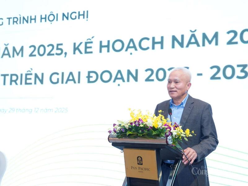 Chủ tịch Hiệp hội doanh nghiệp Cơ khí Việt Nam phát biểu tại hội nghị