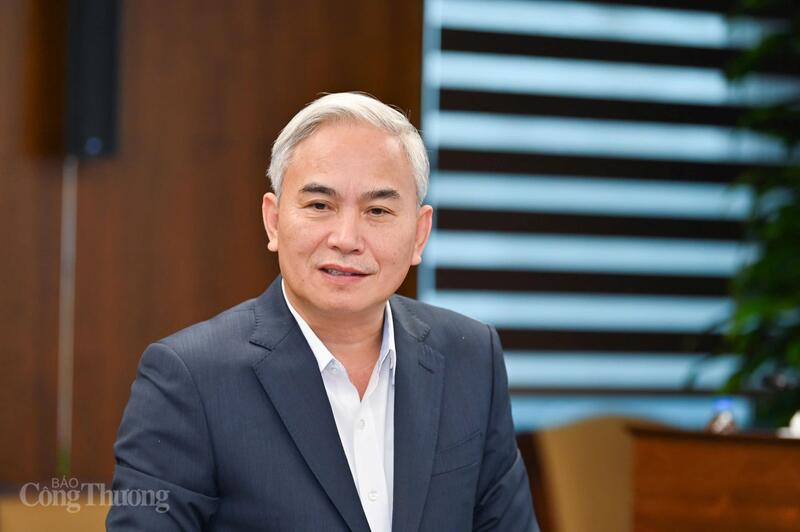 Tổng giám đốc TKV Vũ Anh Tuấn phát biểu. Ảnh: Nam Nguyễn