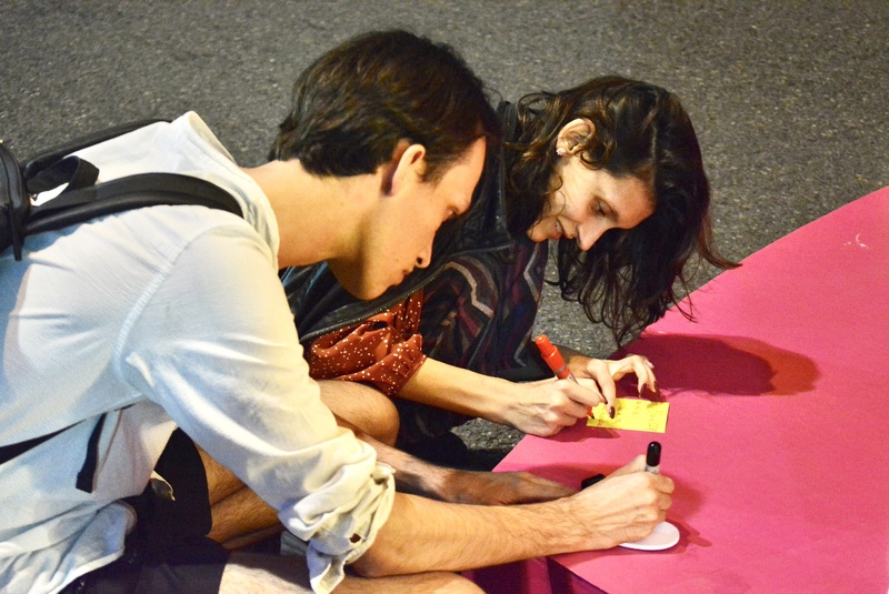 Những lời chúc, thông điệp tích cực cho năm 2026 được gửi gắm trong không gian tương tác của lễ hội. Ảnh: Ngọc Thảo