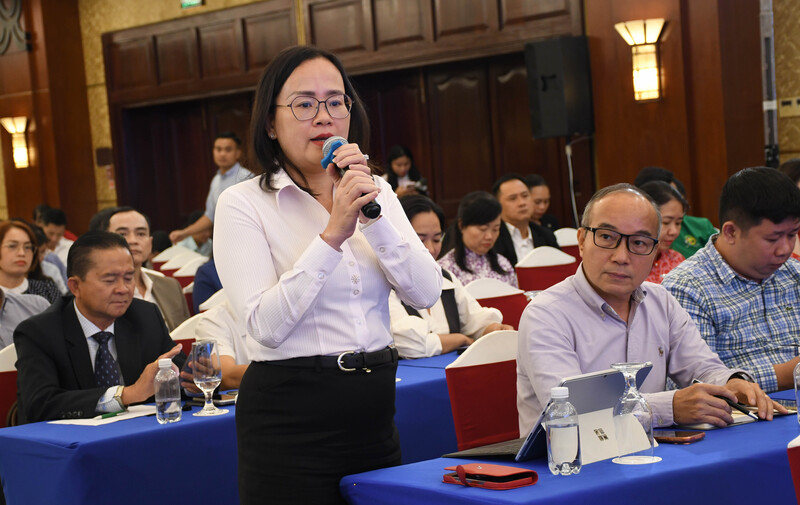 Bà Phương Hoàng, Phó Tổng Giám đốc Công ty Vietravel. Ảnh: Minh Khuê.