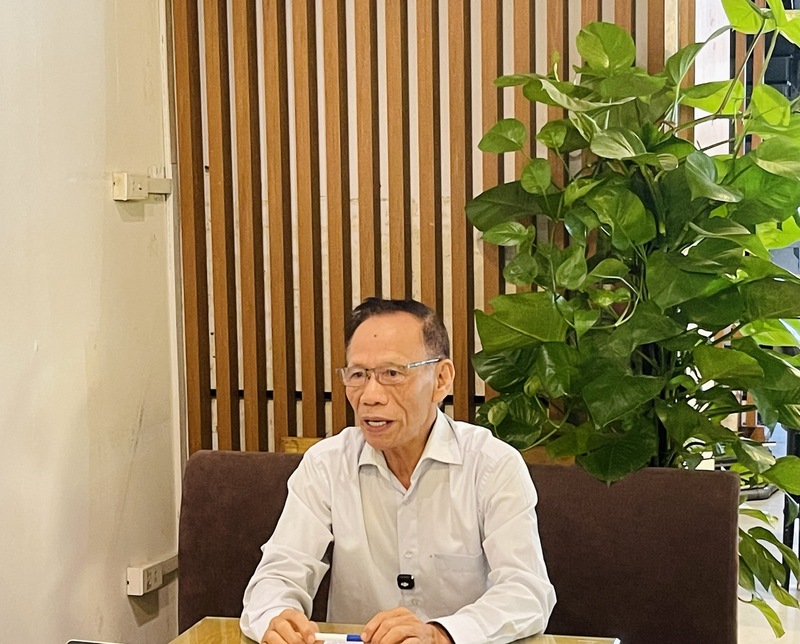 Chuyên gia nông nghiệp Hoàng Trọng Thủy. Ảnh: Nguyễn Hương