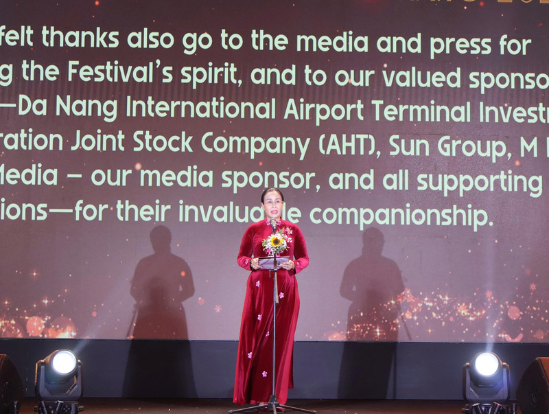 Bà Nguyễn Thị Anh Thi, Phó Chủ tịch UBND TP. Đà Nẵng phát biểu khai mạc