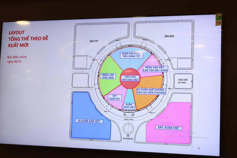 Tổng quan tổng thể Hội chợ Quốc gia lần thứ 2 - Mùa Xuân 2026. Ảnh: Đỗ Nga