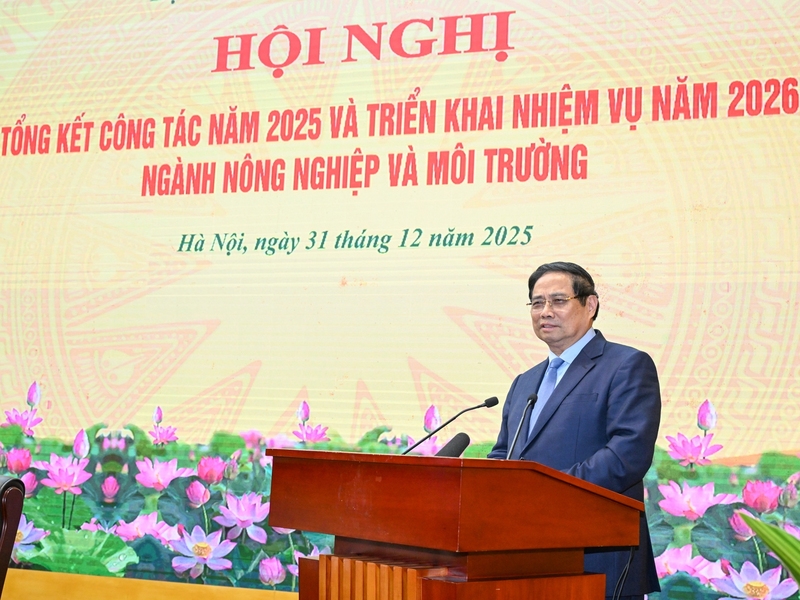 Thủ tướng Phạm Minh Chính phát biểu tại Hội nghị. Ảnh: VGP/Nhật Bắc