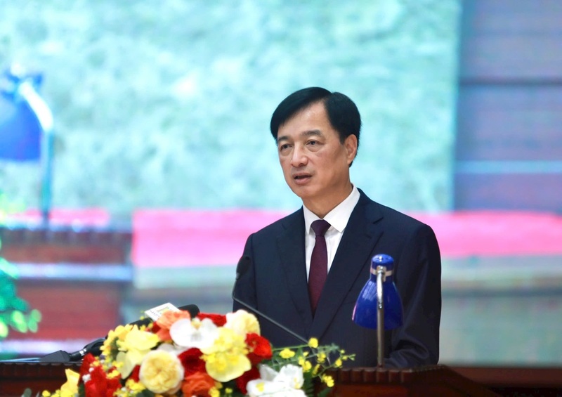 Ủy viên Bộ Chính trị, Bí thư Thành ủy Hà Nội Nguyễn Duy Ngọc. Ảnh: Viết Thành