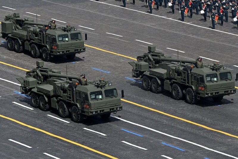 Sự xuất hiện của 2S44 Giatsint-K cho thấy Nga ưu tiên pháo binh cơ động, triển khai nhanh, giảm chi phí. Ảnh: RIA Novosti