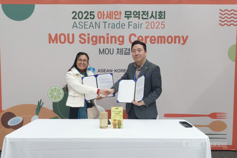 Doanh nghiệp Đà Nẵng ký biên bản ghi nhớ hợp tác với đơn vị phân phối, bản lẻ tại thị trường Hàn Quốc