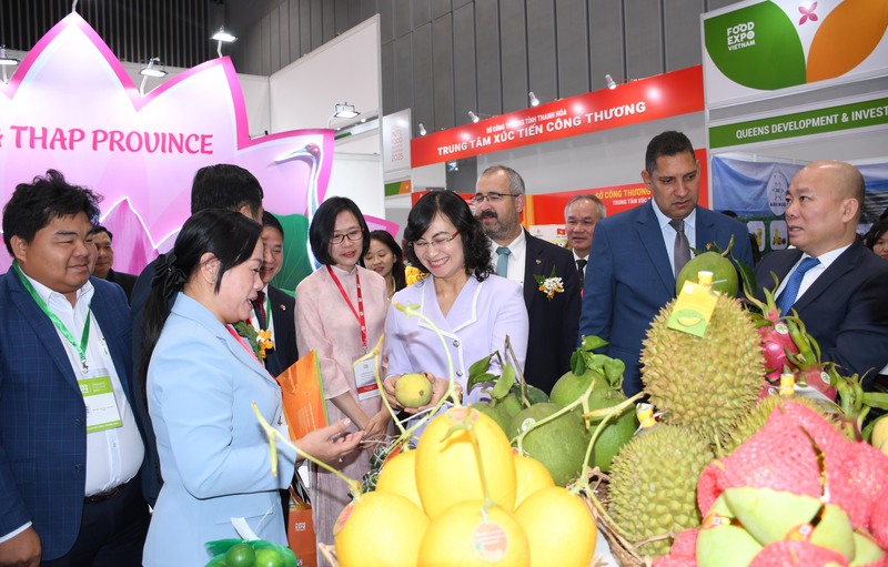 Các chương trình xúc tiến thương mại, mở rộng thị trường xuất khẩu đã phát huy hiệu quả, góp phần thúc đẩy xuất khẩu hàng hóa của Đồng Tháp năm 2025 đạt gần 9,3 tỷ USD. Ảnh: Minh Khuê