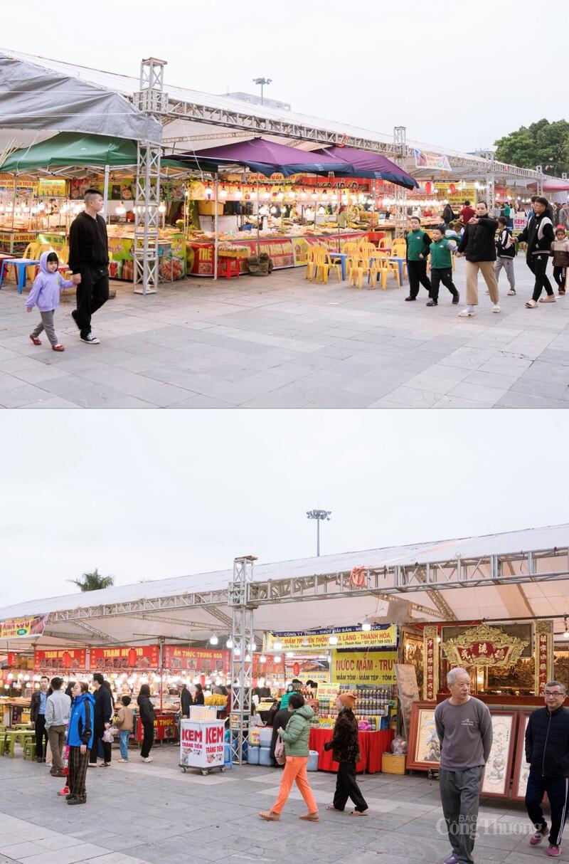 Đông đảo người dân tham quan, mua sắm tại hội chợ. Ảnh: Ngọc Hoàng